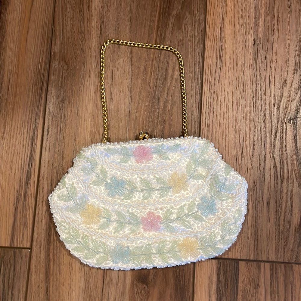 Vintage beaded clutch. Like new.